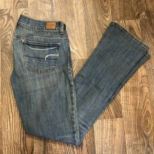 American Eagle Kick Boot Light Wash Jeans